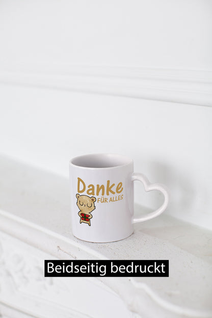 Danke für Alles | Dankeschön Spruch Bär Mitbringsel Geschenk Humor Geschenkidee