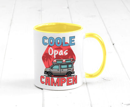 Coole Opas campen | Campingwagen Palmen Geschenk Familie Geschenkidee lustiger
