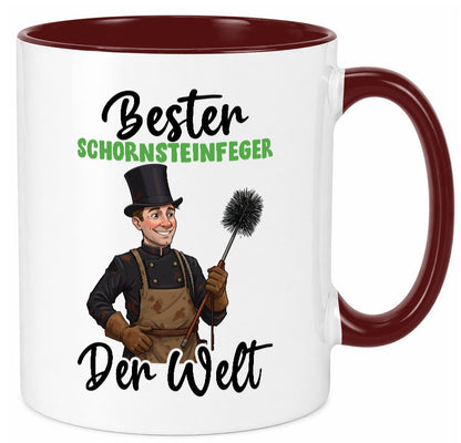Bester Schornsteinfeger | Kaminkehrer lustig Humor Geschenkidee Geschenk Tasse