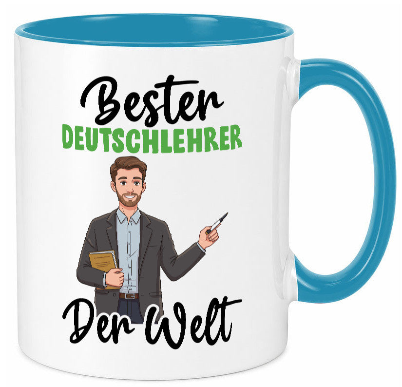Bester Deutschlehrer | Lehrer Schule v2 lustiger Spruch Geschenk Humor