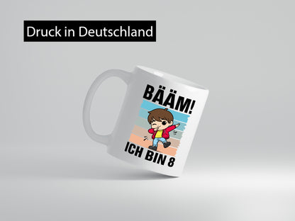 8. Geburtstag | Ich bin 8 Jahre Bäääm Dabbing Kind lustig Geschenkidee Geschenk Tasse