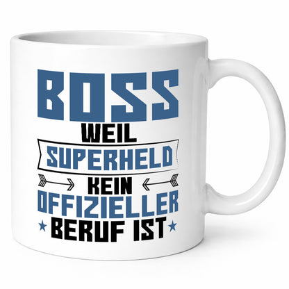 Superheld Boss | Führungskraft Vorgesetzter lustiger Spruch Geschenk Humor