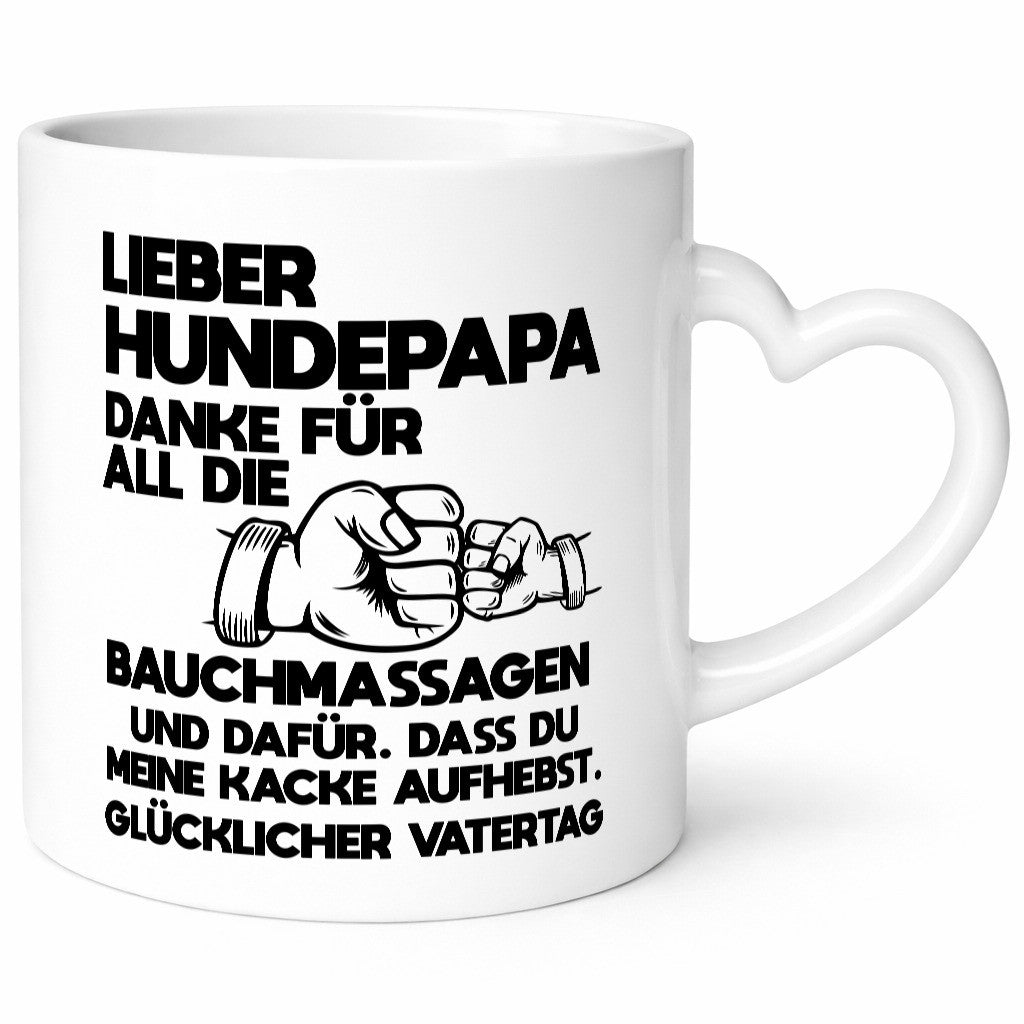 Hundepapa, danke Bauchmassagen, Kake aufheben | Vatertag Geschenkidee Familie