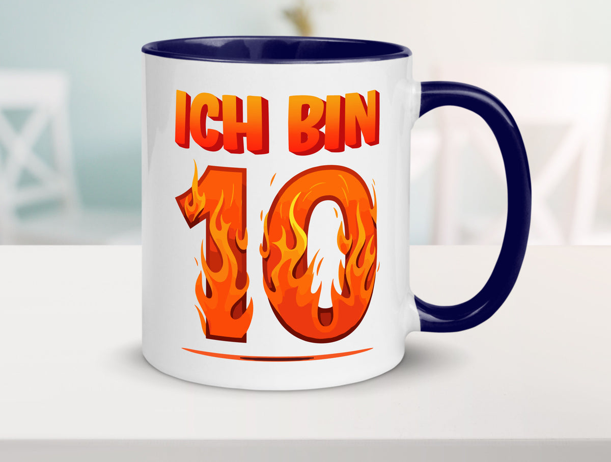 10. Geburtstag | 10 Jahre Drache lustiger Spruch Geschenk Geschenkidee Tasse