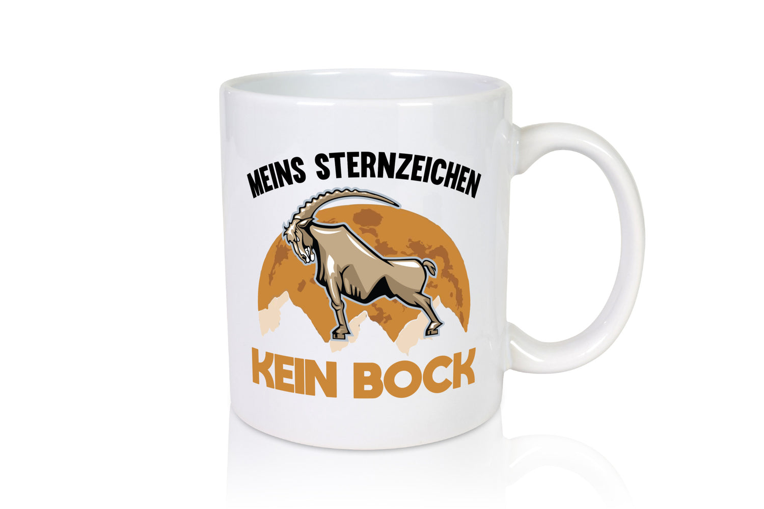 Mein Sternzeichen kein Bock | Geschenk Humor Geschenkidee lustiger Spruch Tasse