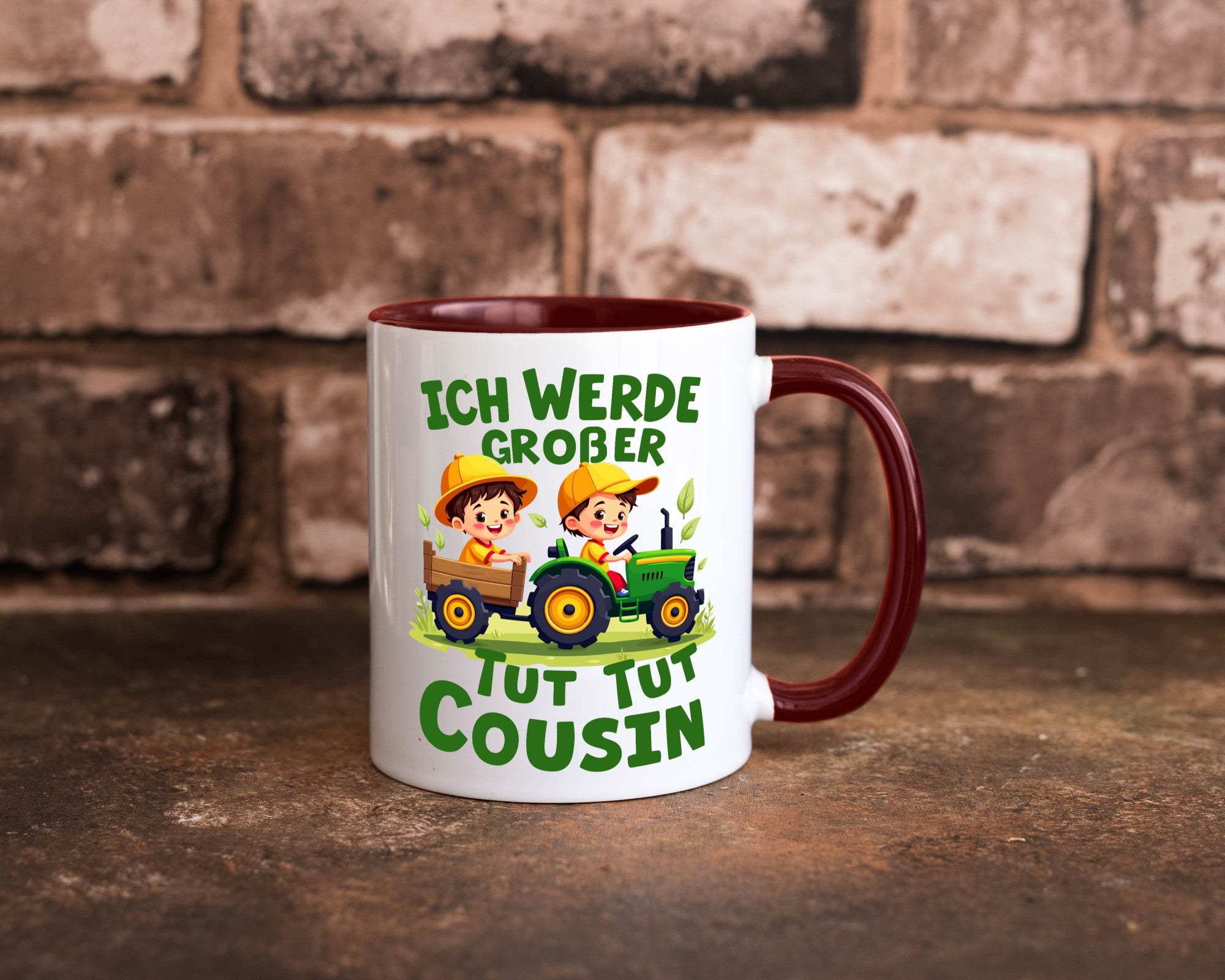 Ich werde Großer Cousin | Familie Bauer lustiger Spruch Geschenk Geschenkidee