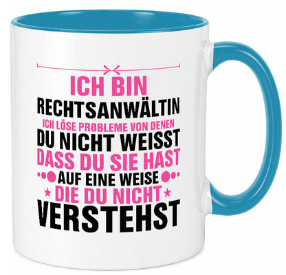 Löse Probleme: Rechtsanwältin | Jurstin Anwältin v2 Geschenk Humor Geschenkidee