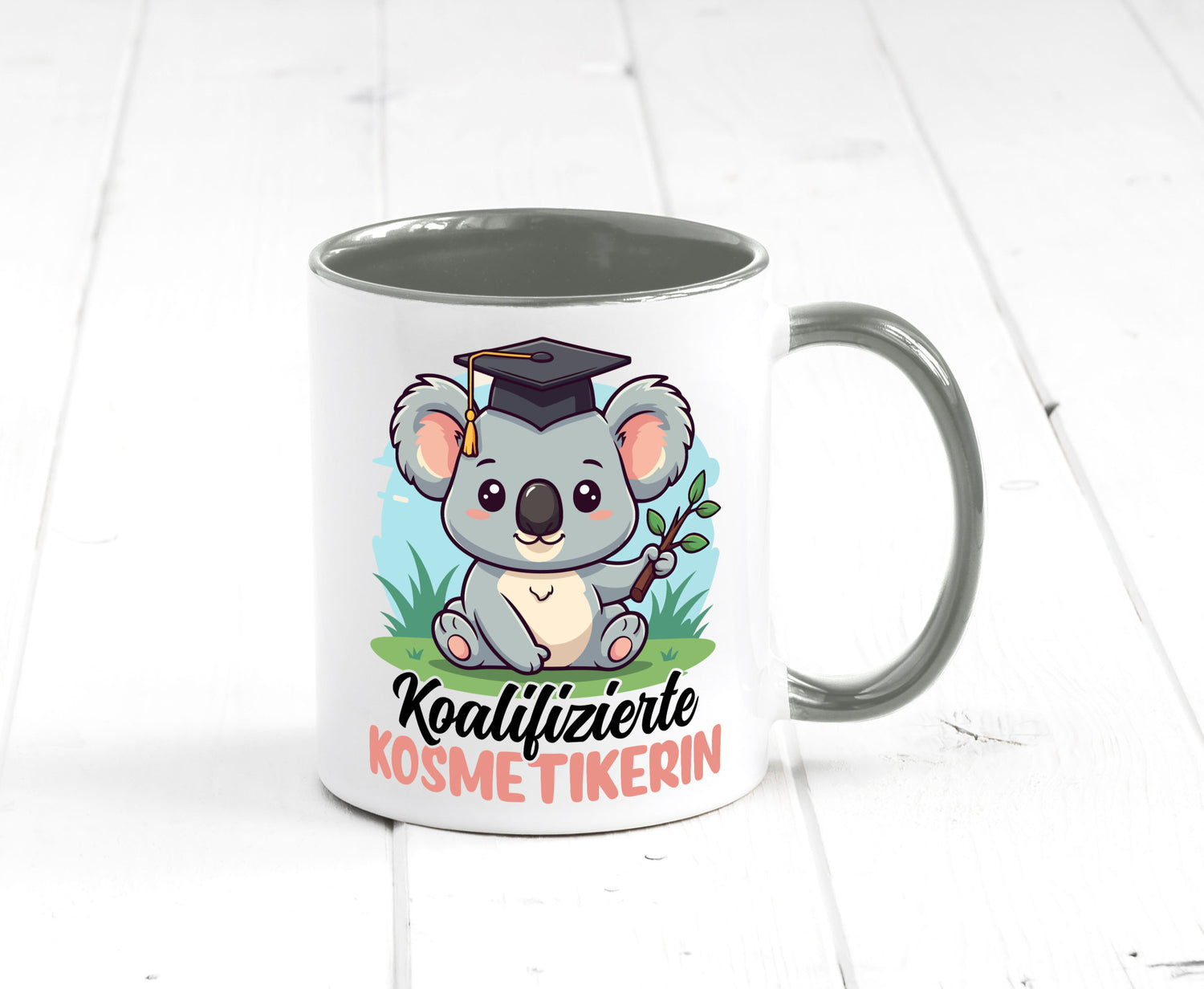 Koalifizierte Kosmetikerin | Kosmetik Stylistin Geschenkidee Humor Tasse