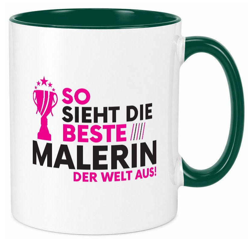 Die Weltbeste Malerin | Malerinnen lustig Humor Geschenkidee Geschenk Tasse