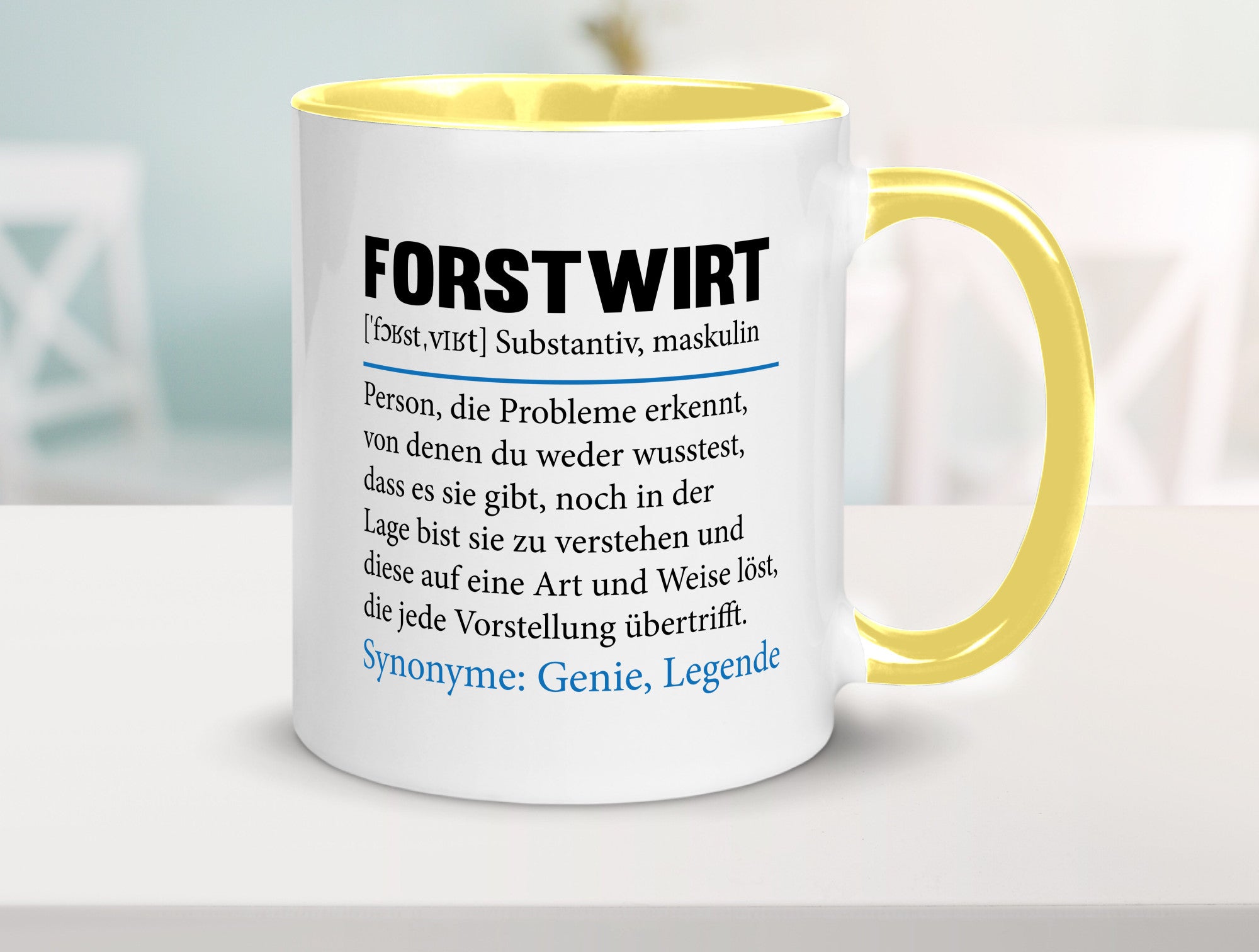 Forstwirt | Spruch Beruf Waldarbeiter lustig Geschenkidee Arbeit Kollegen Büro