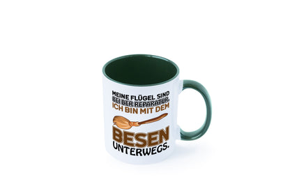 Flügel Reperatur lustig Humor Geschenkidee Geschenk Tasse