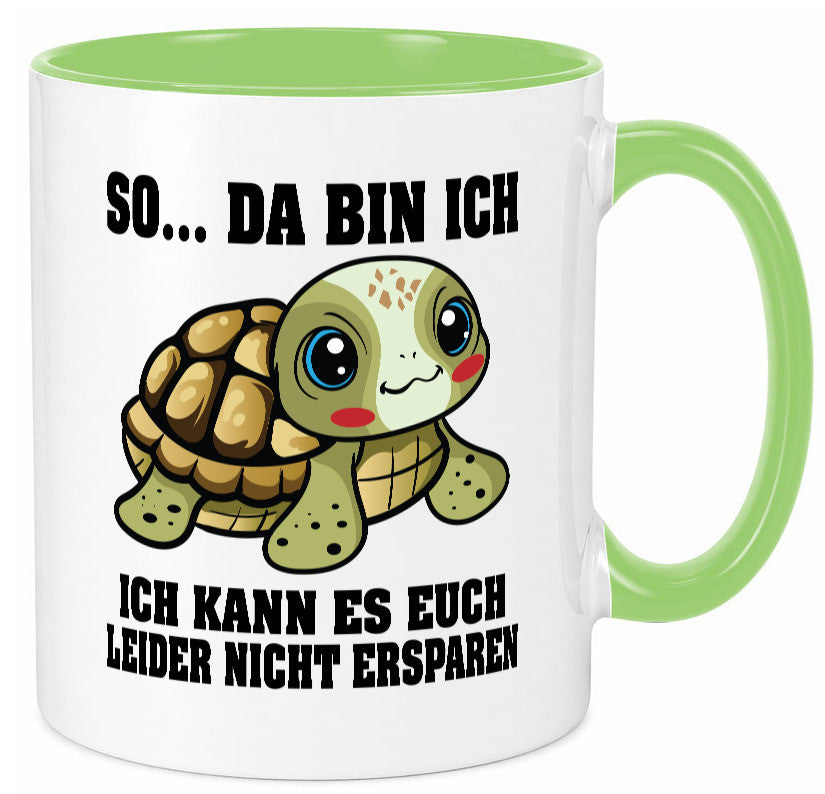 So da bin ich, ich kann es euch leider nicht ersparen Geschenk Humor