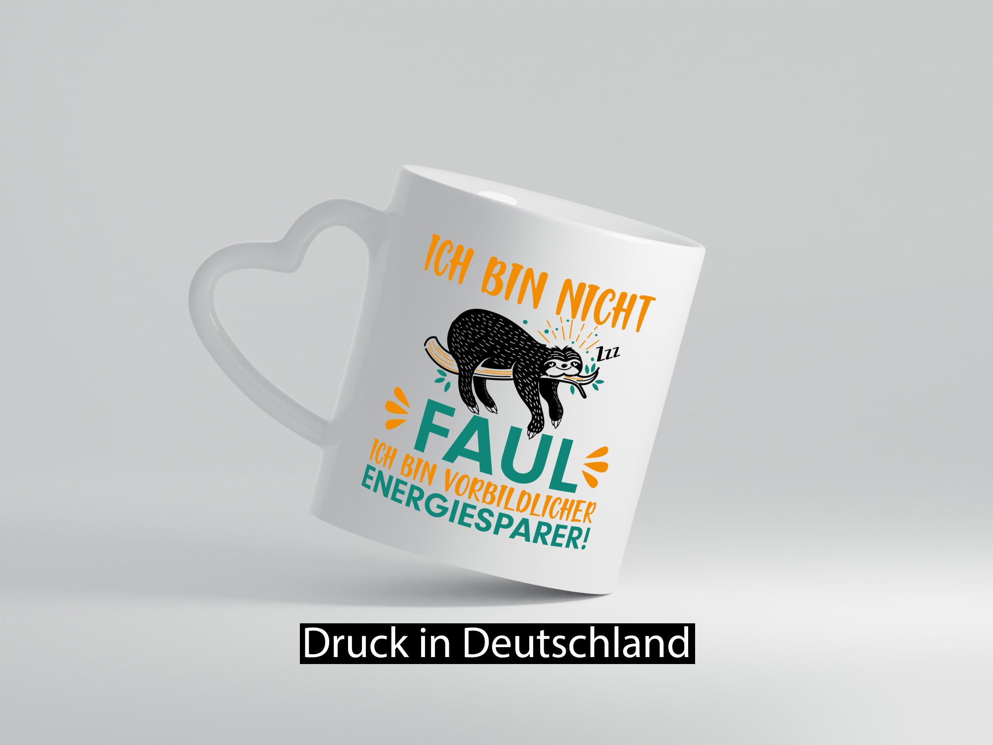 Fauler Energiesparer | Faultier Tasse Faulpelz Humor lustiger Spruch Geschenk