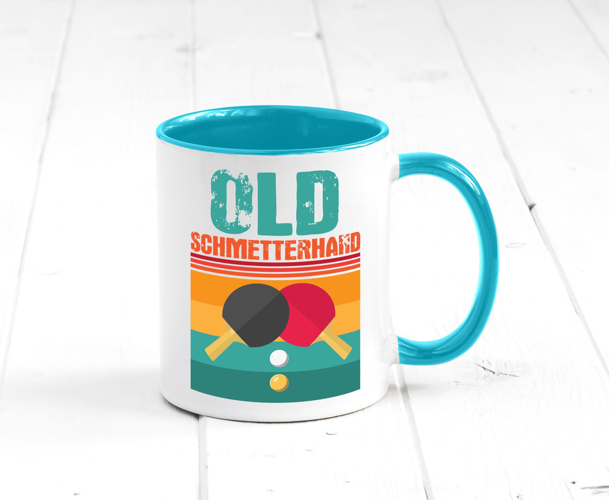 Tischtennis Tasse Humor Geschenkidee