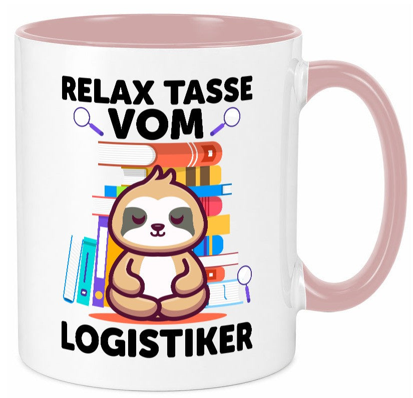 Relax Tasse: Logistiker | Beruf Logistik lustig Arbeit Kollegen Büro Geschenk