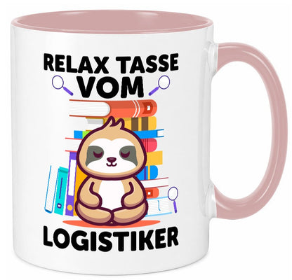 Relax Tasse: Logistiker | Beruf Logistik lustig Arbeit Kollegen Büro Geschenk