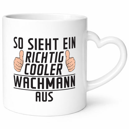 Richtig Cooler Wachmann | Wachpersonal Nachtwächter lustig Humor Geschenkidee