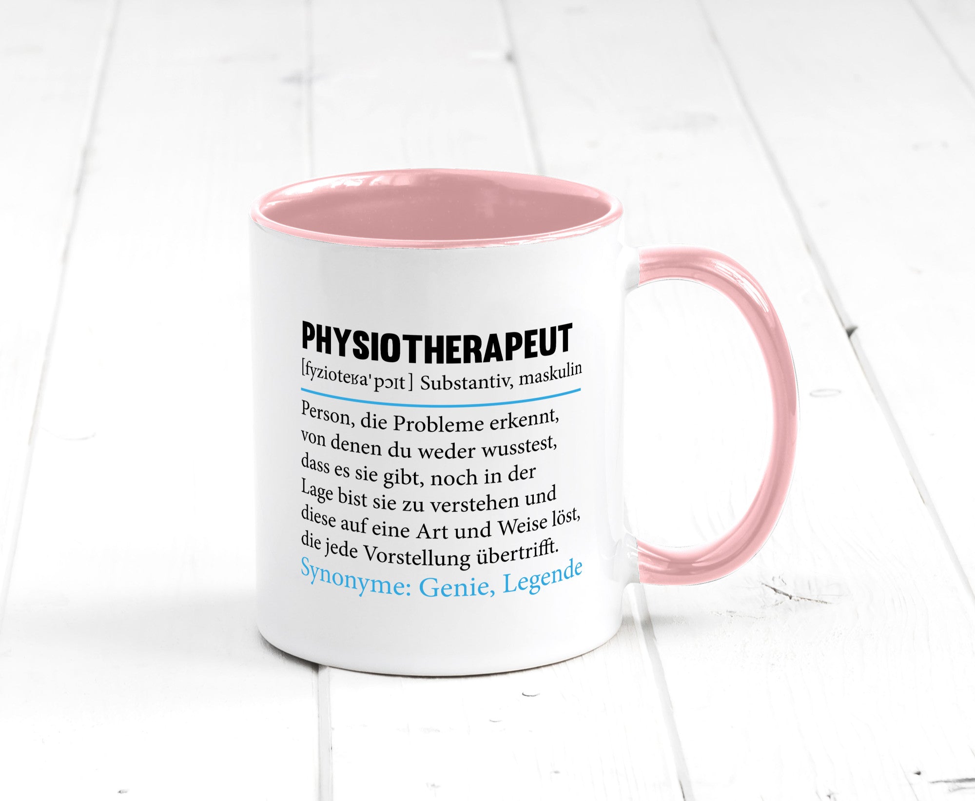 Physiotherapeut | Beruf Spruch Text lustig v2 Humor Arbeit Kollegen Büro