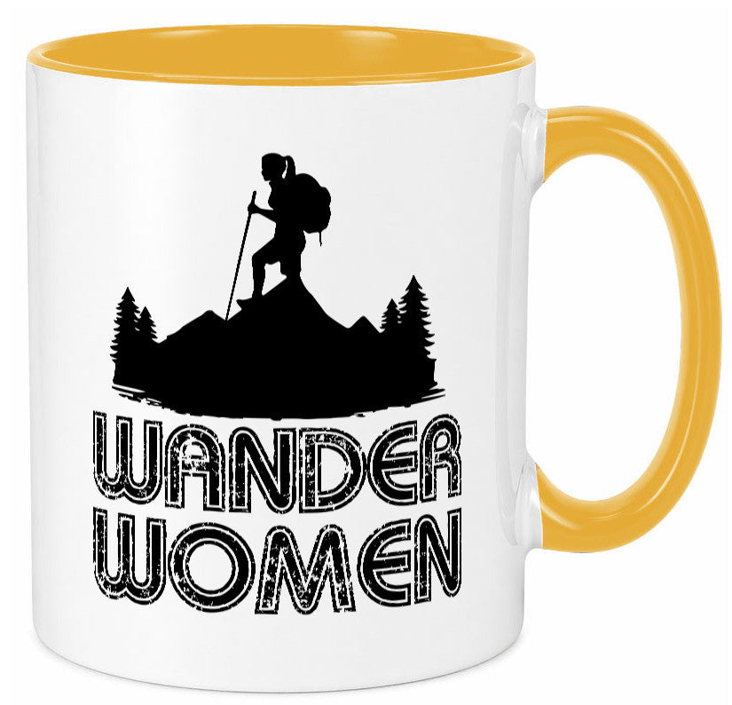 Wander Woman | Wandern Berge Geschenk Familie Geschenkidee lustiger Spruch Tasse