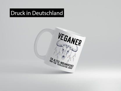 Veganer | schlechter Jäger Witz Indianer Sprichwort lustiger Spruch Geschenk