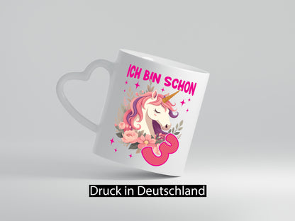 3. Geburtstag | 3 Jahre Einhorn Mädchen lustig Geschenkidee Geschenk Tasse