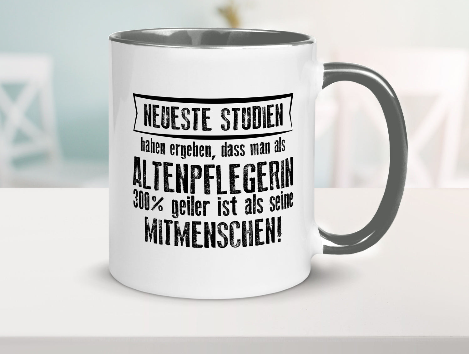 Neuste Studien: Altenpflegerin | Pflegepersonal Pflege Humor Geschenkidee Tasse