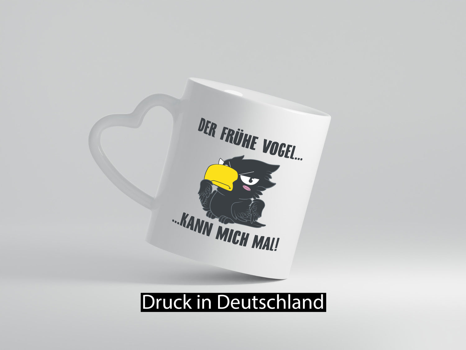 Der Frühe Vogel v2 Humor Geschenkidee Tasse
