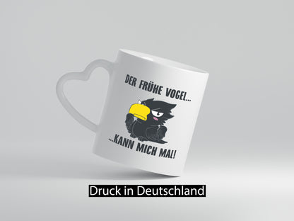 Der Frühe Vogel v2 Humor Geschenkidee Tasse