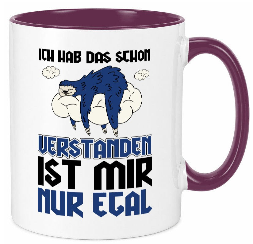 Ist mir nur egal Geschenk Humor Geschenkidee lustiger Spruch Tasse