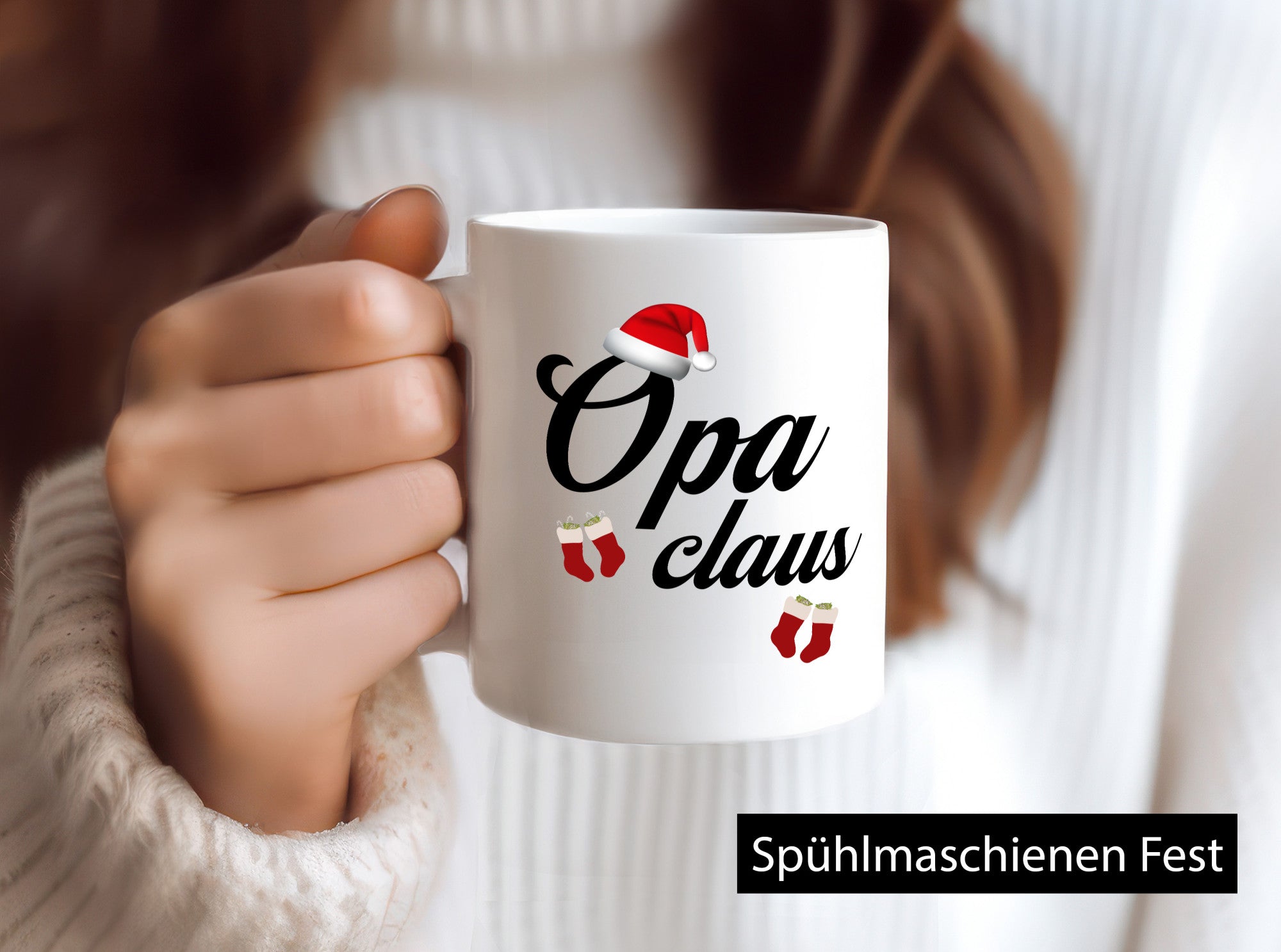 Opa Claus | Weihnachten Familie Christmas lustig Geschenkidee Geschenk Tasse