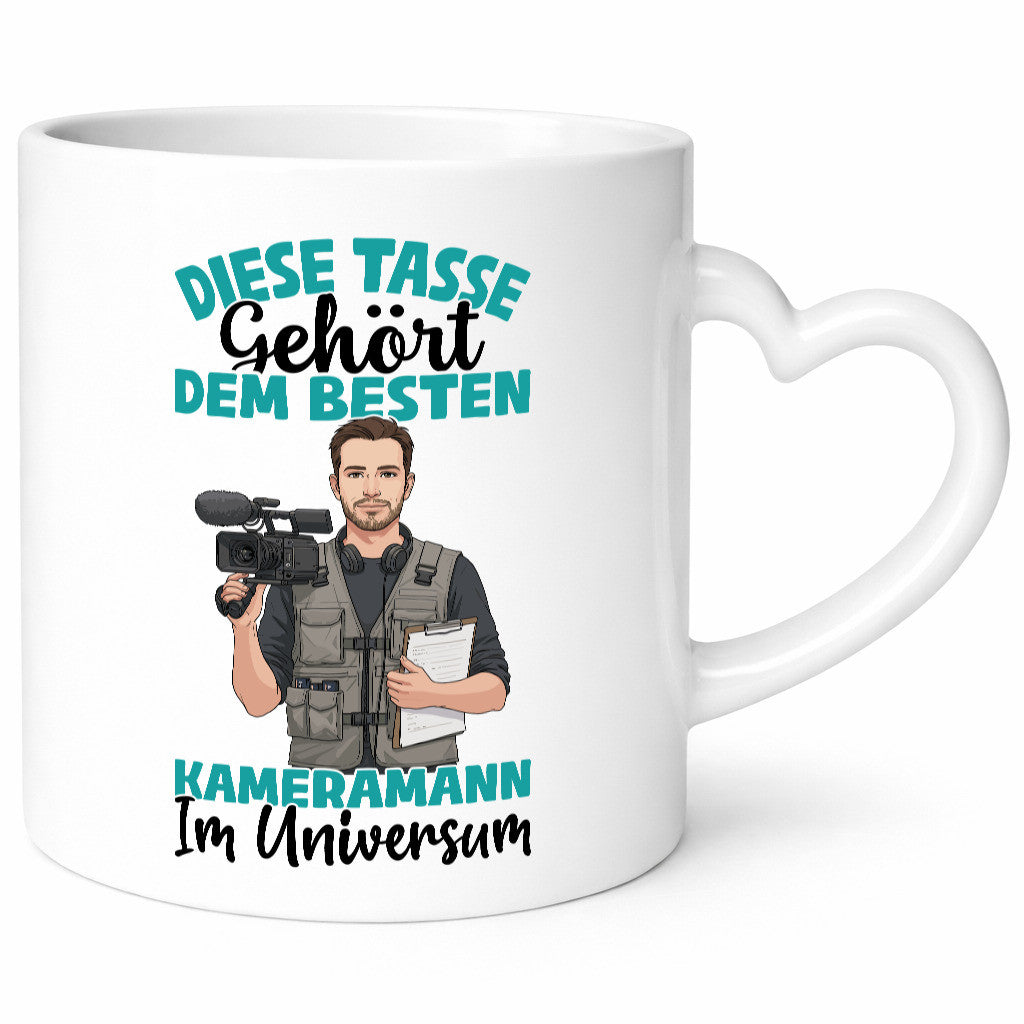Im Universum: Kameramann | Kamera Humor Geschenkidee Tasse