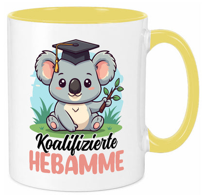 Koalifizierte Hebamme | Geburtshilfe Geschenkidee Humor Tasse
