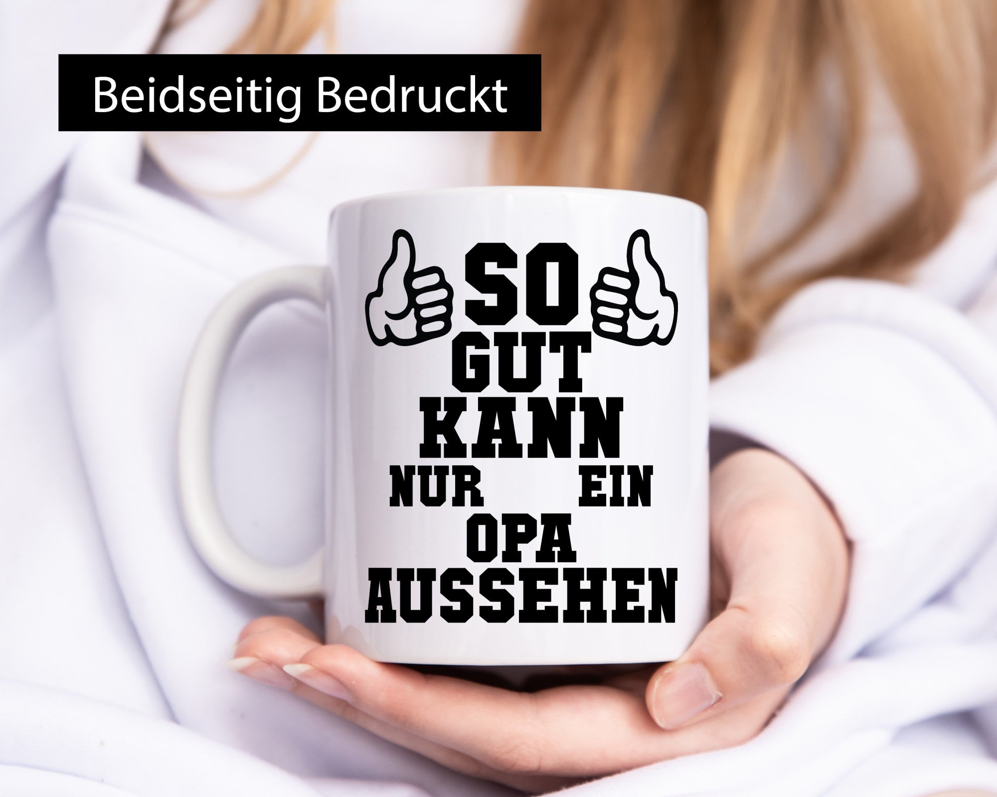 Opa sieht gut aus | Großvater Enkel Humor Familie Geschenkidee Tasse