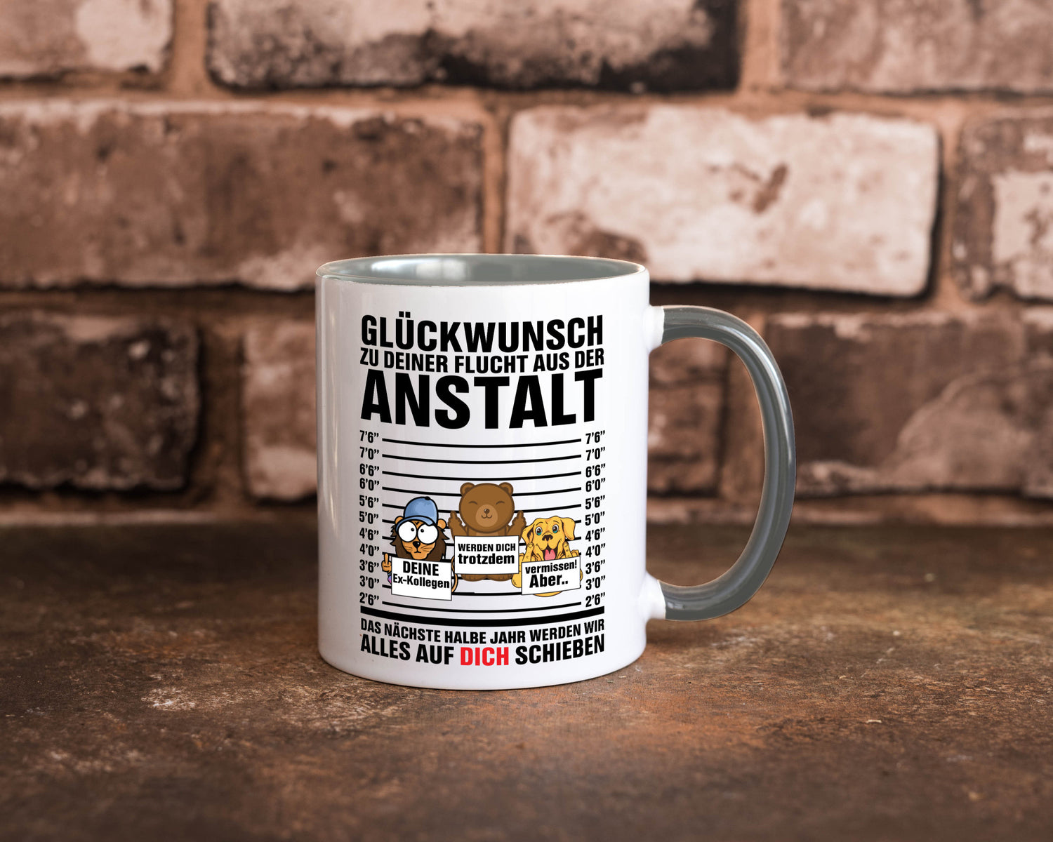 Glückwunsch zur Flucht | Arbeitskollegen Berufswechel Humor Arbeit Kollegen