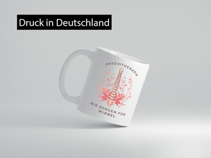 Physiotherapie wir sorgen für wirbel | Therapie lustig Humor Geschenkidee