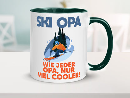 Ski Opa, normal, nur cooler | Skifahrer Bäume Schnee Geschenkidee Familie Humor