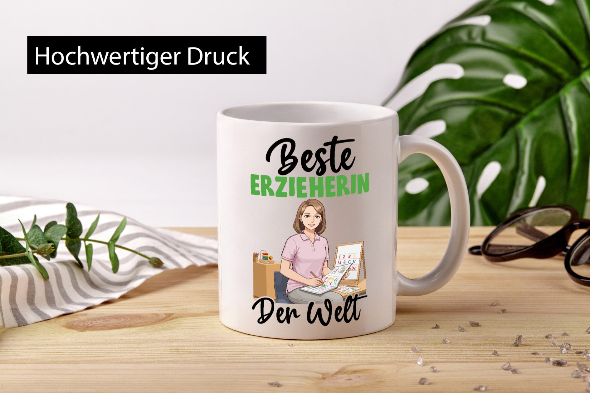 Beste Erzieherin | Pädagogin Schule v2 lustiger Spruch Geschenk Humor