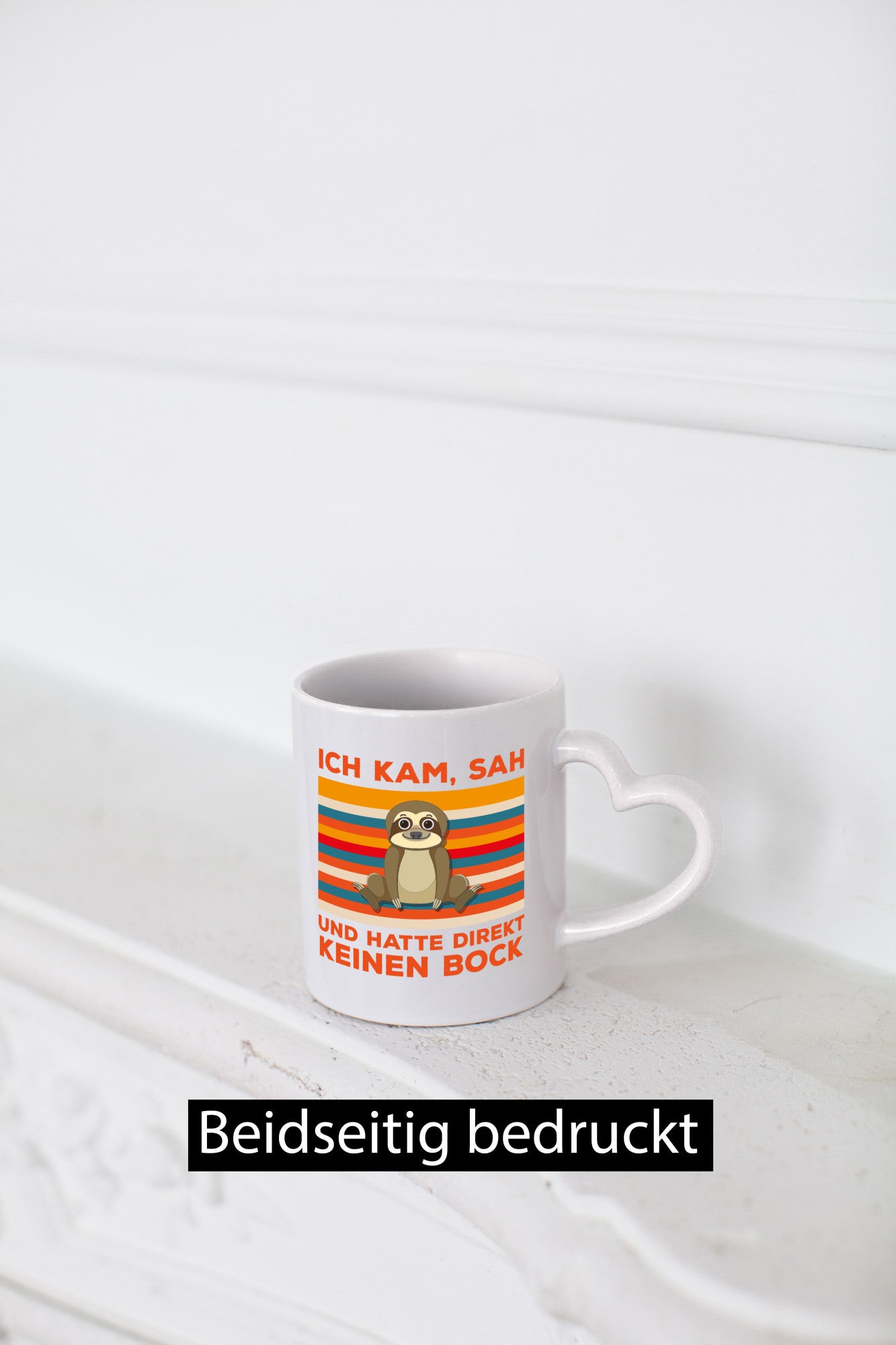 Keinen Bock | Morgenmuffel Spruch Faultier Statement Geschenkidee Tierliebhaber