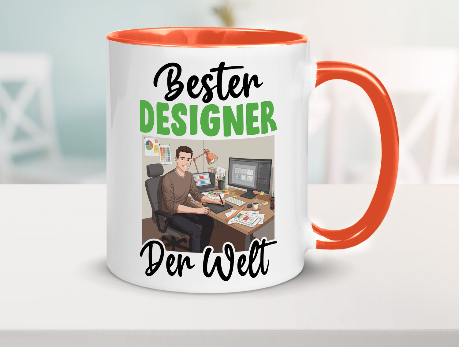 Bester Designer Beruf | Mode v2 lustiger Spruch Geschenk Arbeit Kollegen Büro