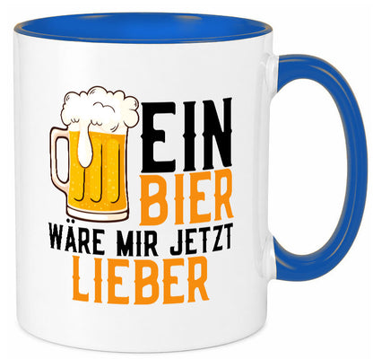 Ein Bier wäre mir jetzt lieber | Kollegen lustiger Spruch Geschenk Arbeit Büro