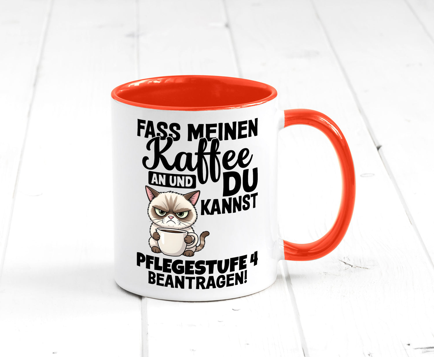 Fass meinen Kaffee an | Pflegestufe 4 Krankenschwester v3 Geschenkidee Humor