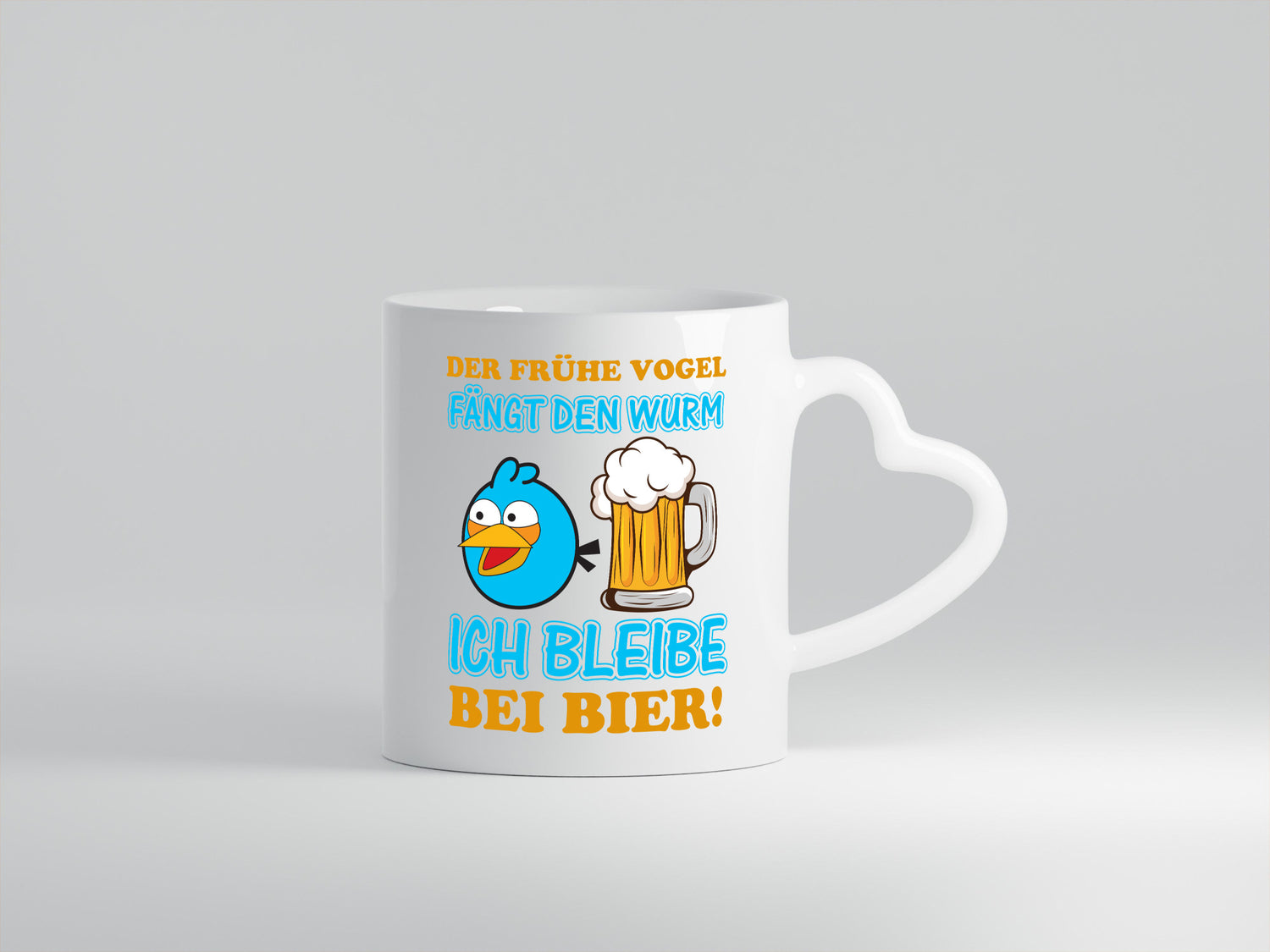 Der frühe Vogel | Biertrinker Tasse Männer Humor lustiger Spruch Geschenk