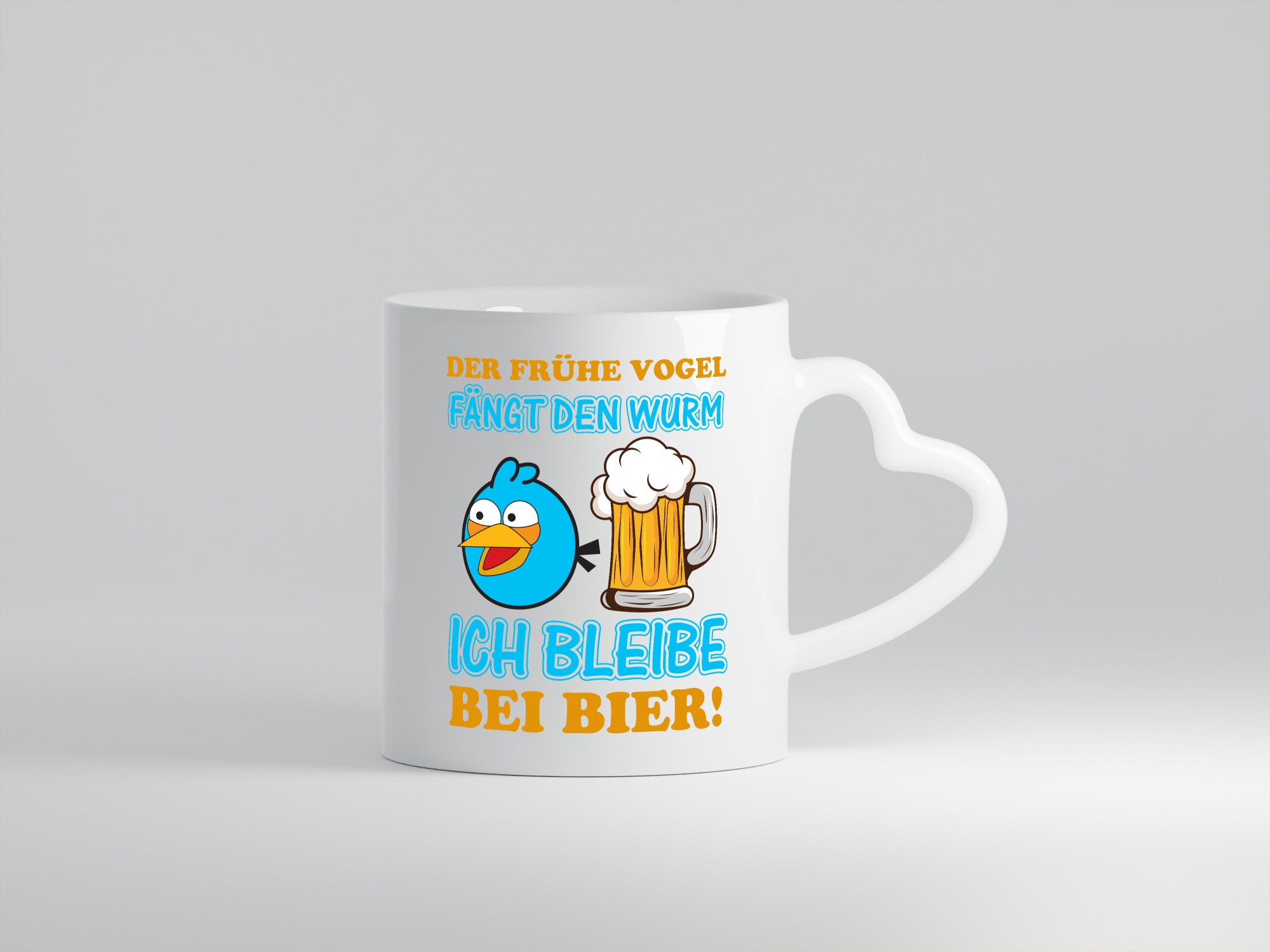 Der frühe Vogel | Biertrinker Tasse Männer Humor lustiger Spruch Geschenk