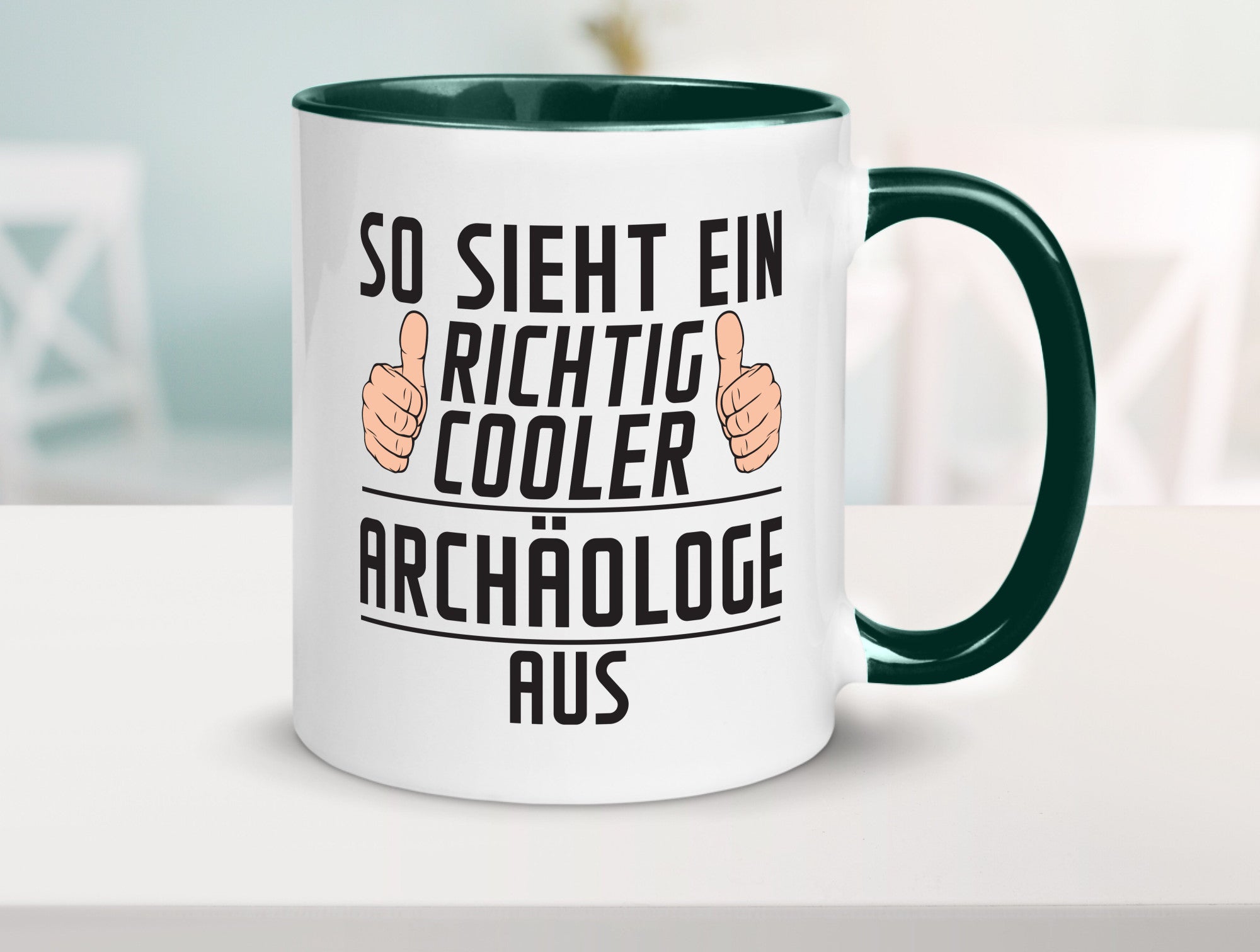 Richtig Cooler Archäologe | Archäologie Forscher Humor Geschenkidee Tasse