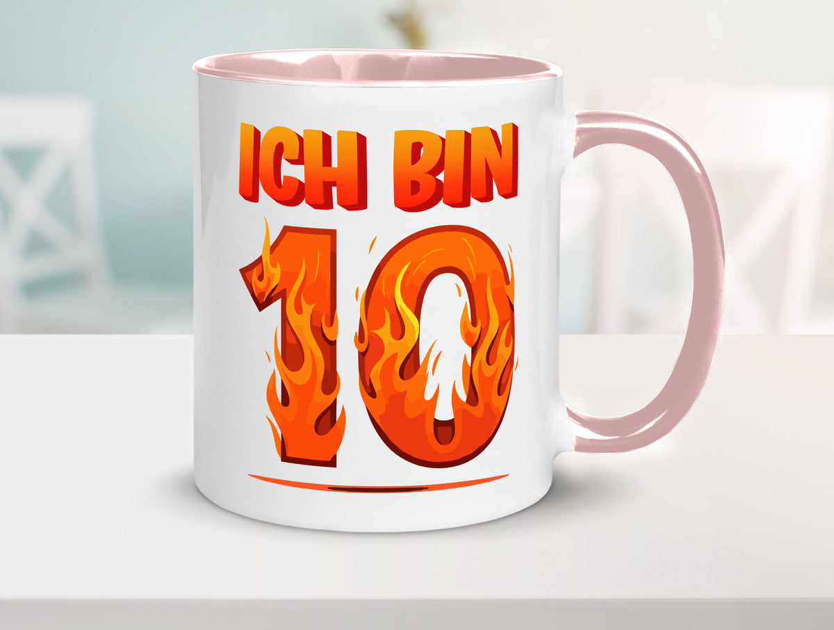 10. Geburtstag | 10 Jahre Drache lustiger Spruch Geschenk Geschenkidee Tasse