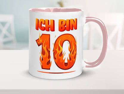 10. Geburtstag | 10 Jahre Drache lustiger Spruch Geschenk Geschenkidee Tasse