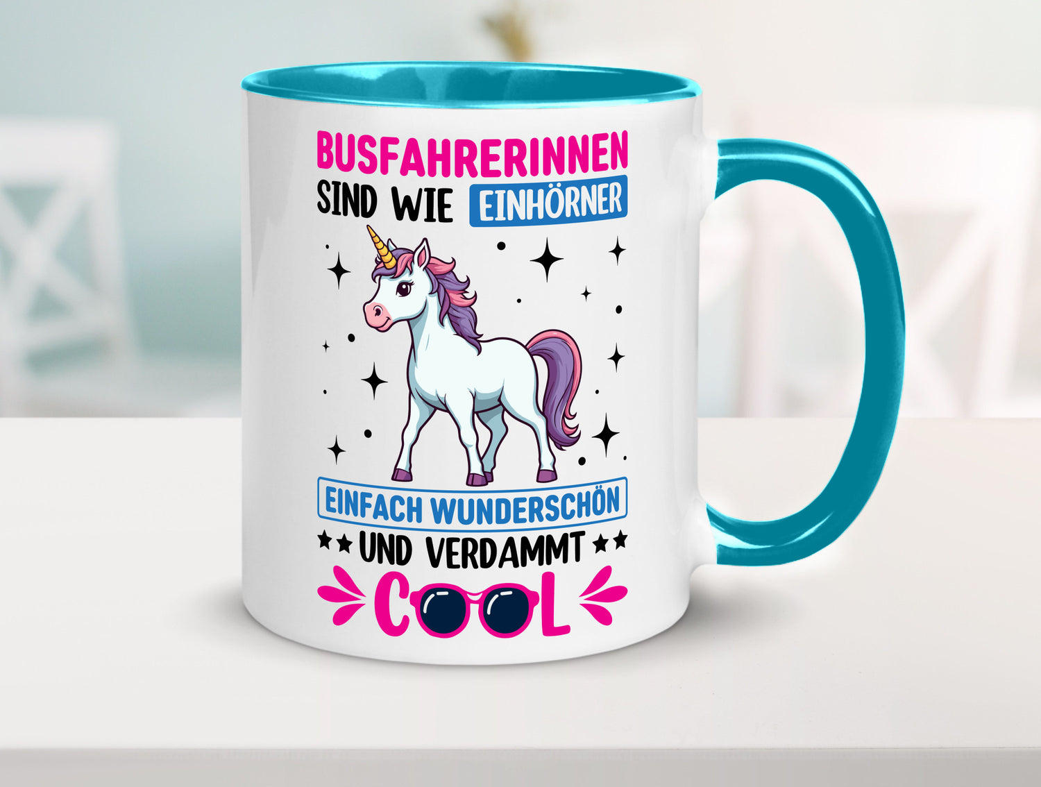 Bussfahrerinen sind wie einhorner | Einhorn Bussfahrerin Geschenkidee Humor