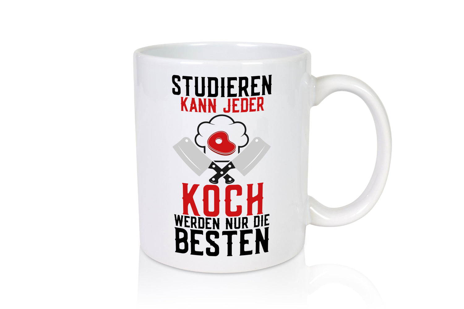 Studieren kann jeder | Koch Küchenchef Messer Spruch Geschenk Arbeit Kollegen