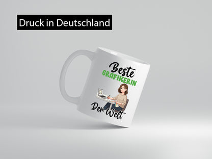 Bester Grafikerin | Grafik Design lustiger Spruch Geschenk Humor Geschenkidee