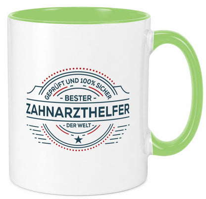 Geprüft und sicher: Zahnarzthelfer | Zahnmedizin lustig Humor Geschenkidee